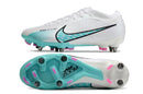Chuteira Nike Mercurial Vapor XV Elite SG Campo - Branca e Azul