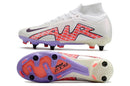 Chuteira Nike Mercurial Superfly IX Elite SG Campo - Branco e Vermelho